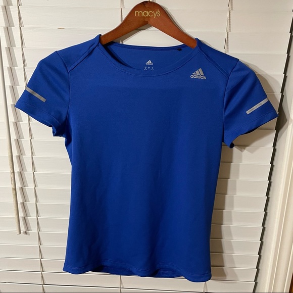 Adidas Running T-Shirt :: Size Small :: Blue - Picture 1 of 3